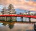 Matsumoto Castle (Matsumoto-jo), a Japanese premier historic castles in easthern Honshu, Matsumoto-shi, Chubu region, Nagano Prefecture, Japan