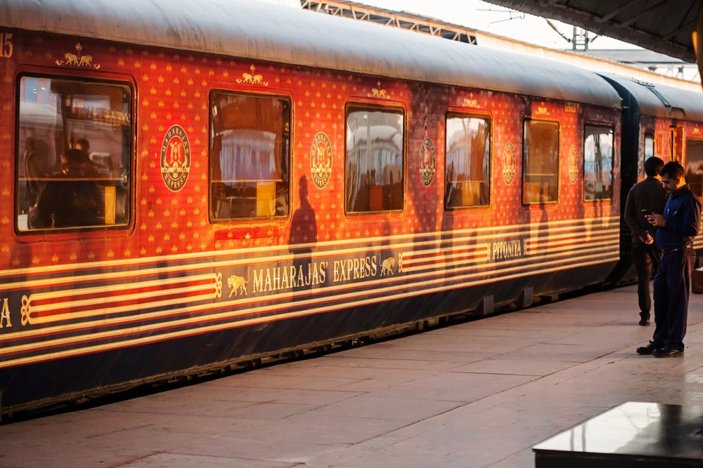 Mumbai India February 4 2018: Maharajas Express Train