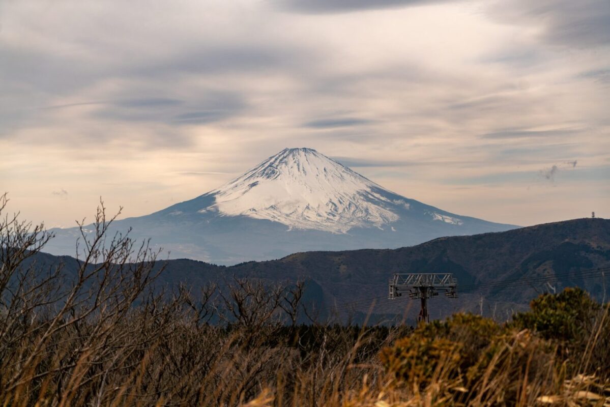 Mount Fuji viewed from Hakone, Japan.