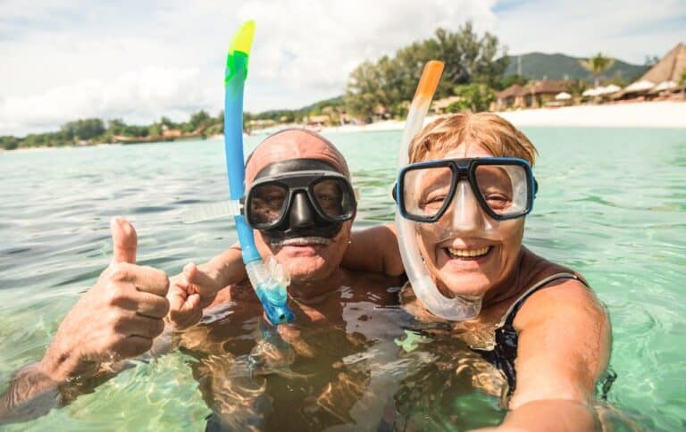 Senior happy couple