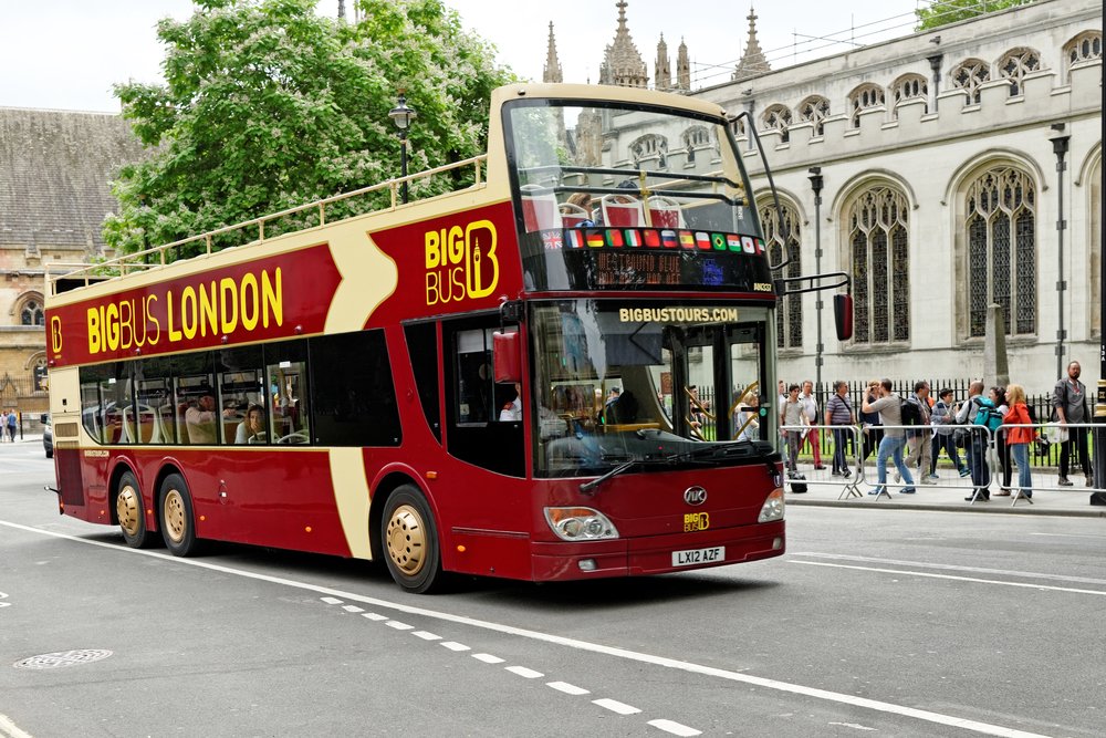 London England: Big Bus Company Sightseeing