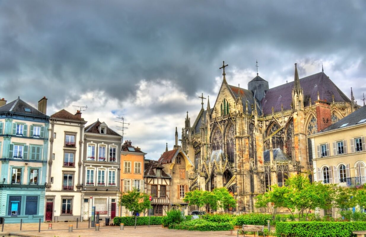 Gothic Basilica Saint Urbain of Troyes – France, Aube