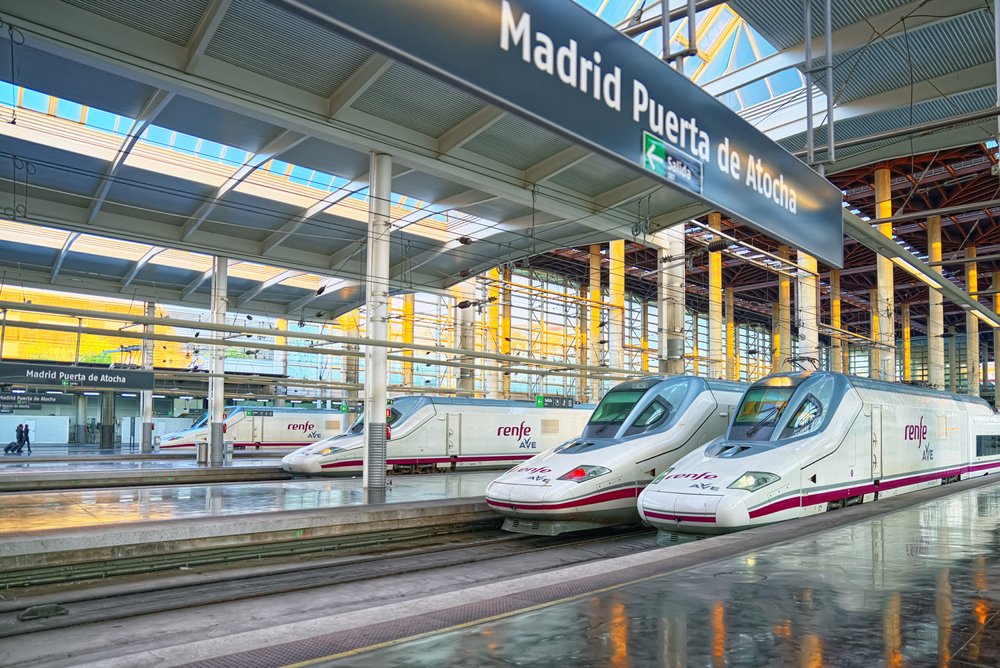 Madrid Spain: Modern Hi-speed Passenger