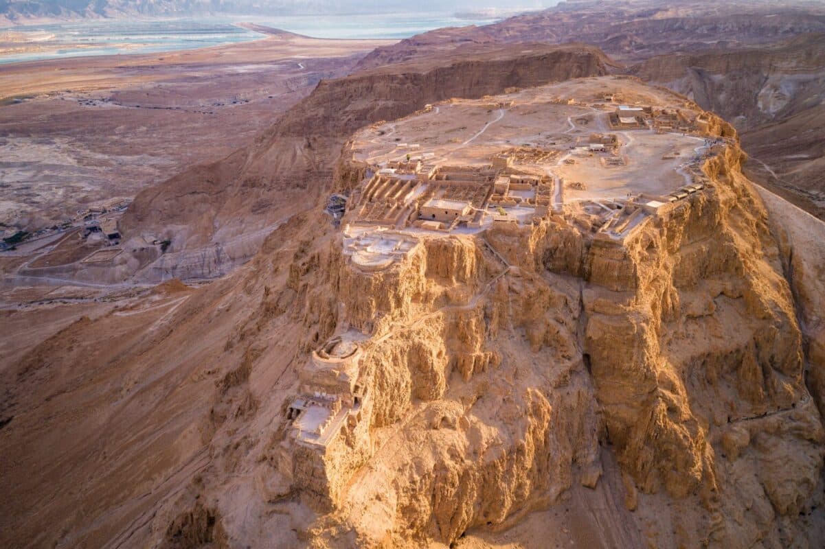 Masada.,The,Ancient,Fortification,In,The,Southern,District,Of Israel.