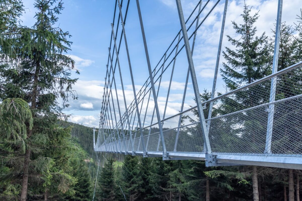 Village of Dolni Morava in the Czech Republic – the longest suspension bridge – Sky Bridge