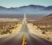 Panorama View Of An Endless Straight Road