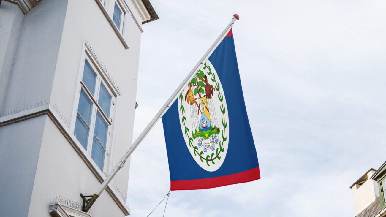 The Belize flag depicts two men on it and is the only flag of any country in the world to have humans on it.