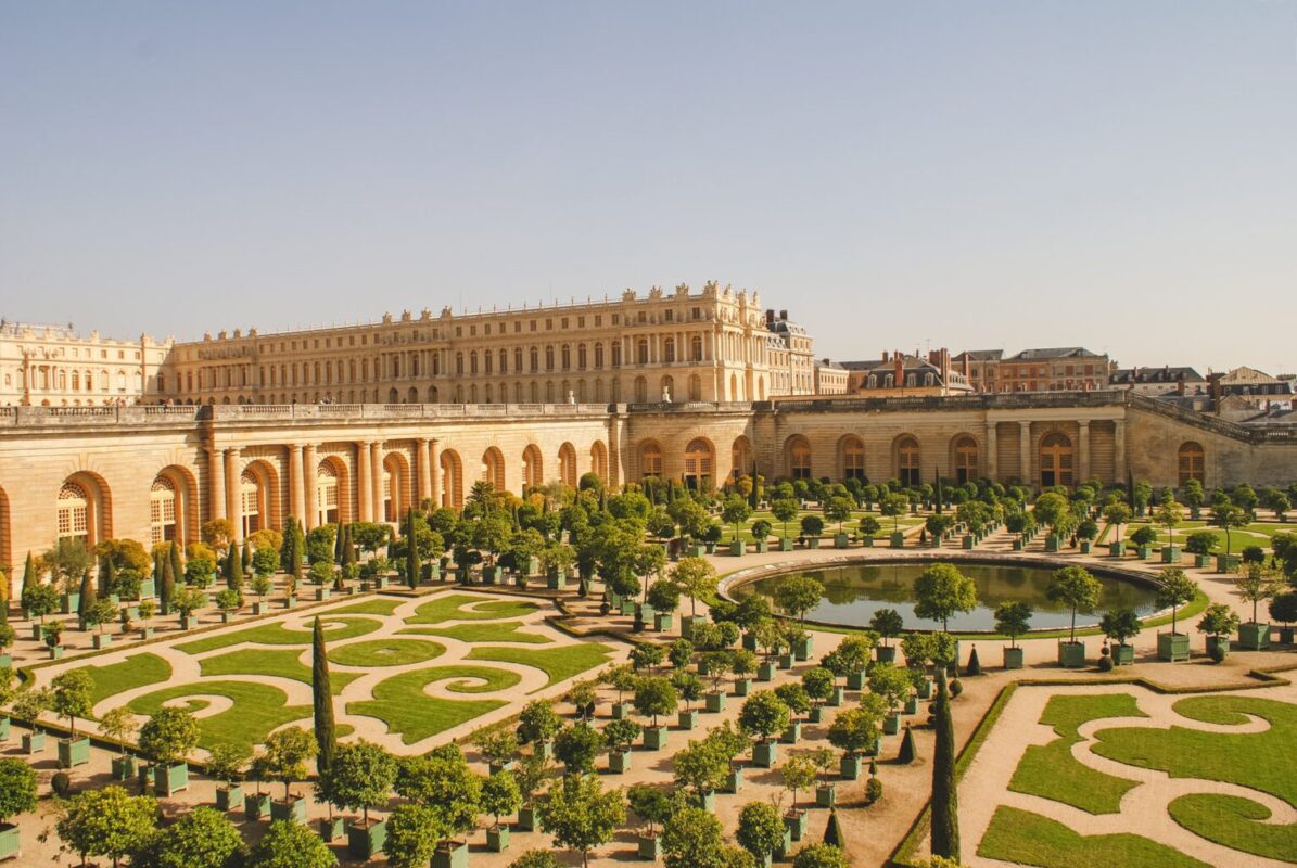 Versailles ,France The Royal Palace In Versailles