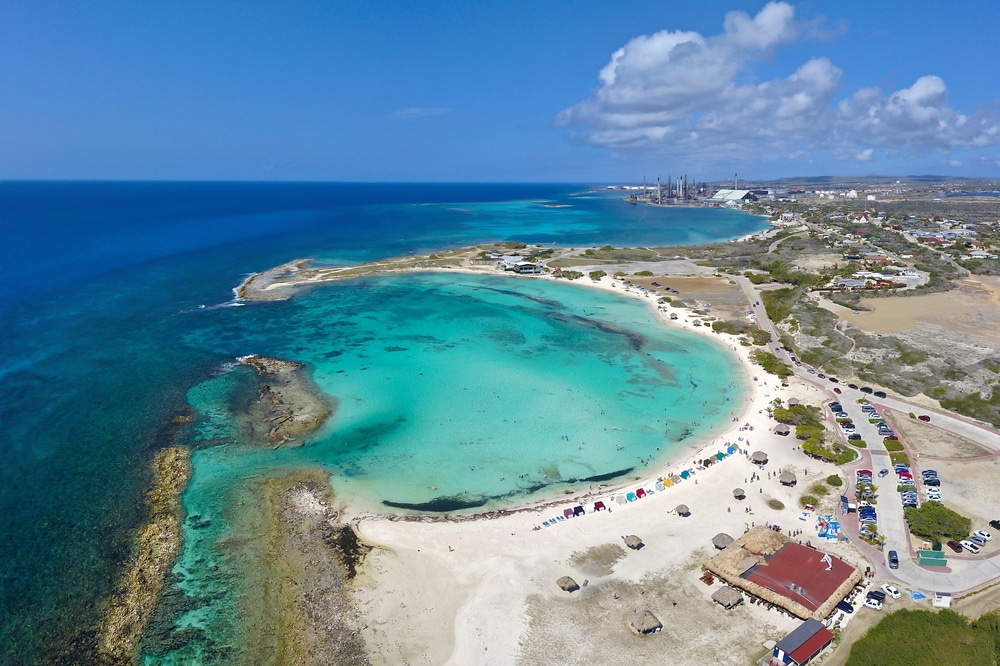 Amazing Baby Beach and coast on Aruba, Caribbean