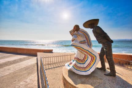 Famous Puerto Vallarta sea promenade using US-based travel planning services