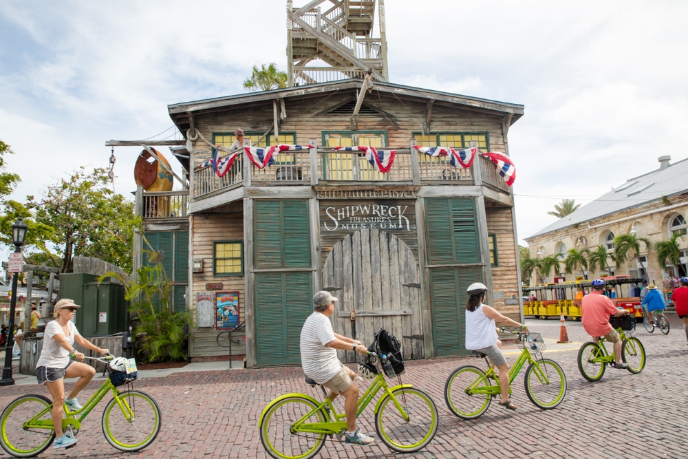 The Shipwreck Treasures Museum, in Key West, Florida, The museum tells the story of the wreckers industry in old Key West.