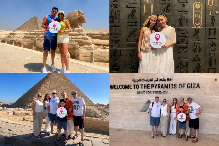 Family traveling on a Journey Connected custom itinerary
