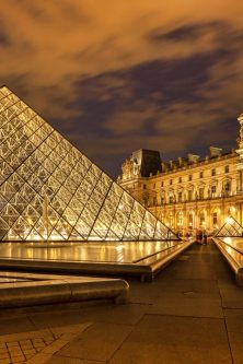 Louvre museum is one of the world’s largest museums with more than 8 million visitors each year.